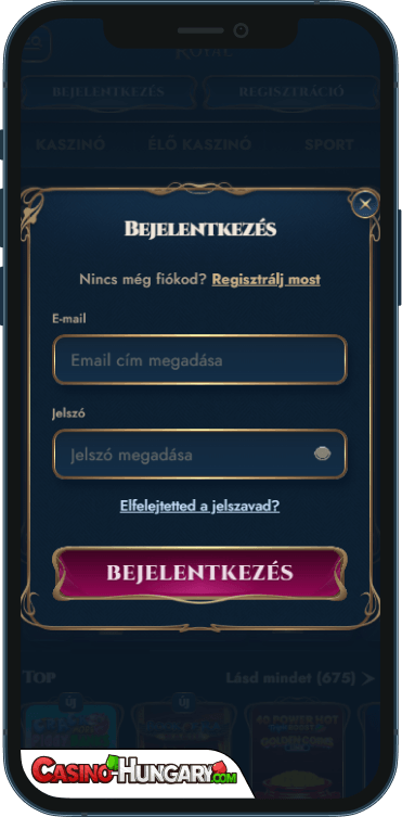 rich royal kaszinó bejelentkezés