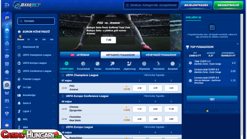 BassBet Kaszinó Sportfogadás