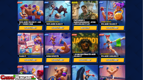 BigClash kaszinó bónuszok