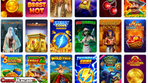 Casino Infinity nyerőgépek