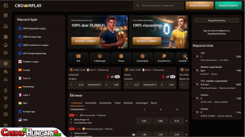 Crownplay Kaszinó Sportfogadás