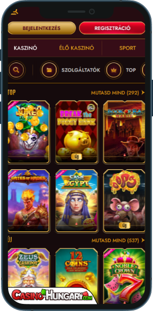 GrandClub Casino mobilalkalmazás