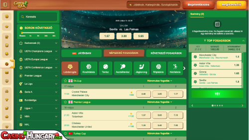 GreenLuck Kaszinó Sportfogadás