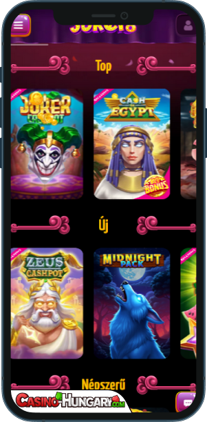 Joker8 Casino mobilalkalmazás