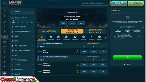 LaraBet Kaszinó Sportfogadás