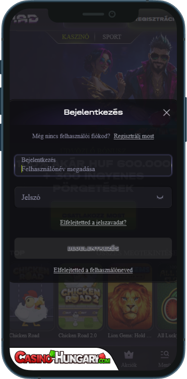 MadCasino Bejelentkezés