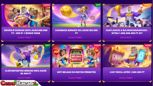 MidasLuck kaszinó bónuszok