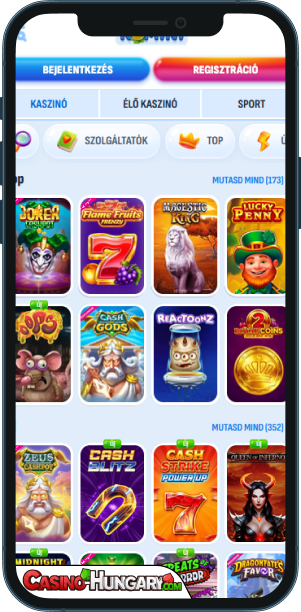 Nomini Casino mobilalkalmazás