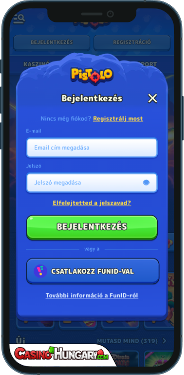 Pistolo Kaszinó Bejelentkezés