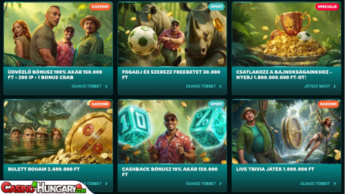 Playio kaszinó bónuszok