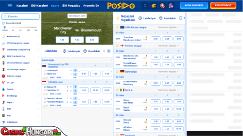 Posido Kaszinó Sportfogadás