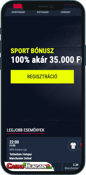 Rabona Casino mobilalkalmazás
