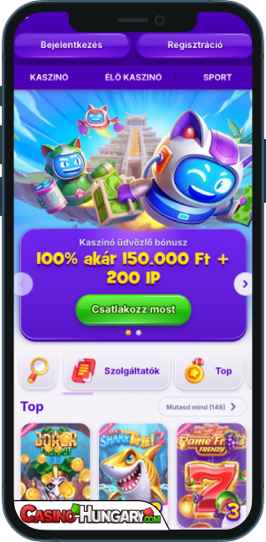 Robocat Casino mobilalkalmazás