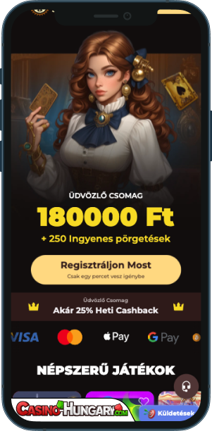 VinciSpin Casino mobilalkalmazás