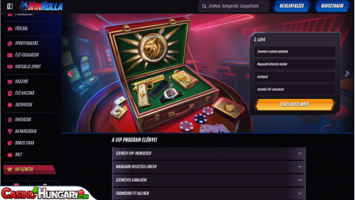 WinRolla Kaszinó VIP program