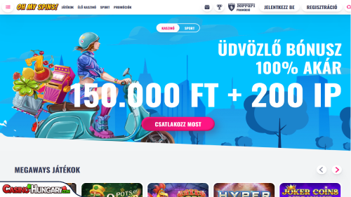 OhMySpins Kaszinó