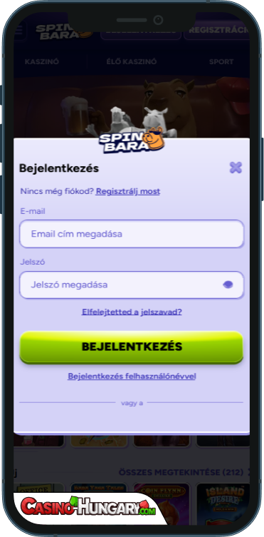 Spinbara Kaszinó Bejelentkezés