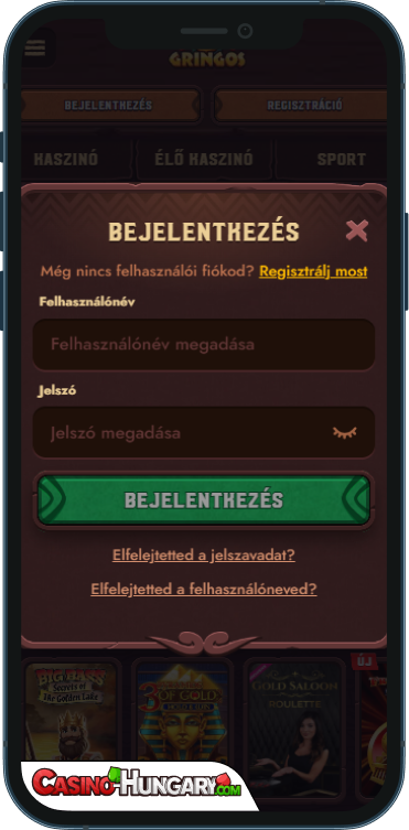 5 Gringos Kaszinó Bejelentkezés
