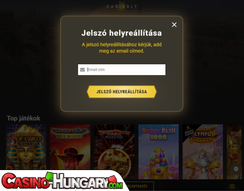 Casinoly Casino Bejelentkezési probléma