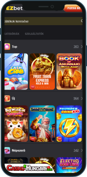 FezBet Casino mobilalkalmazás
