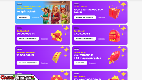 GreatWin kaszinó bónuszok
