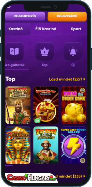 KingMaker Casino mobilalkalmazás