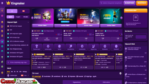 KingMaker Kaszinó Sportfogadás