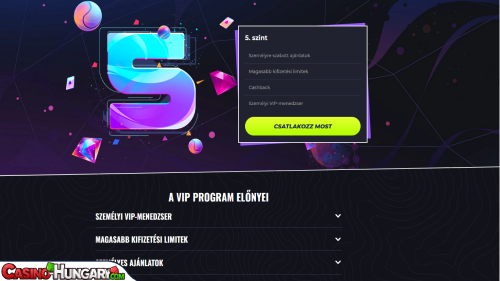 Lunubet Kaszinó VIP program