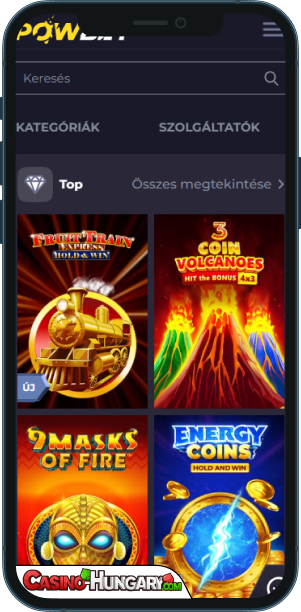 PowBet Kaszinó mobilalkalmazás