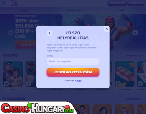 SpinRollz Casino Bejelentkezési probléma