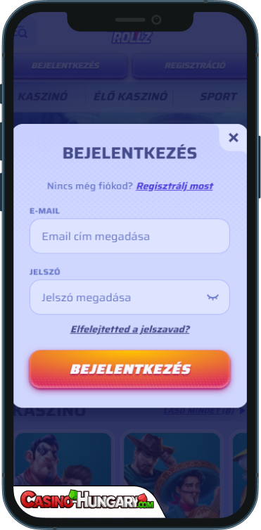 SpinRollz Kaszinó Bejelentkezés