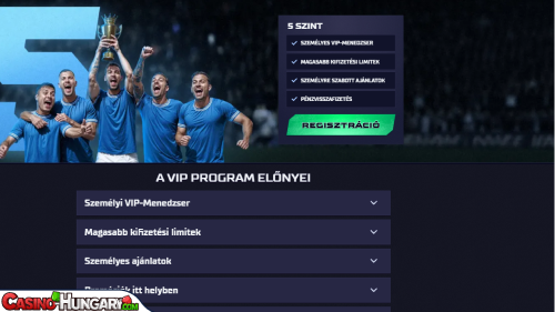 Sportaza Kaszinó VIP program