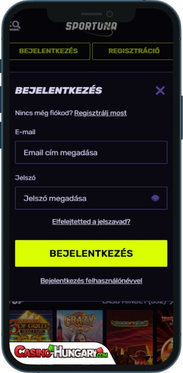 Sportuna Kaszinó Bejelentkezés