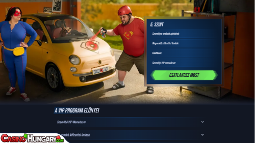 VegasHero Kaszinó VIP program