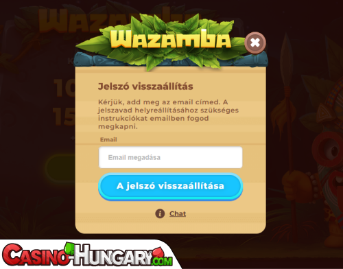 Wazamba Casino Bejelentkezési probléma