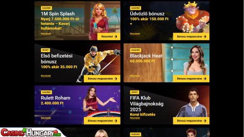 ZetCasino kaszinó bónuszok