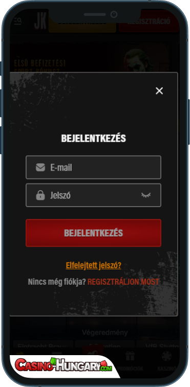 Jokery Kaszinó Bejelentkezés