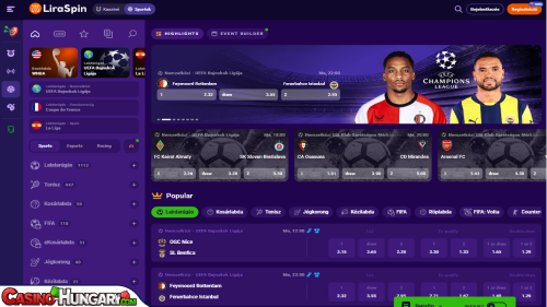 Liraspin Kaszinó Sportfogadás