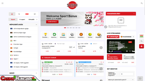 Sushi Kaszinó Sportfogadás