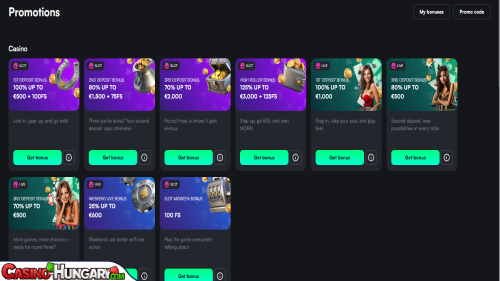 TrueLuck kaszinó bónuszok