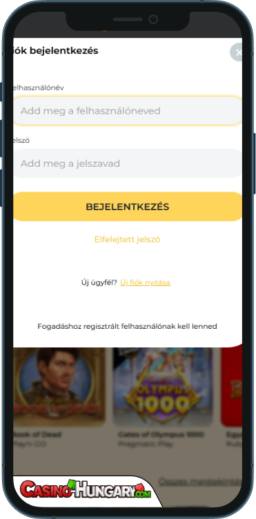 WinMega Kaszinó Bejelentkezés