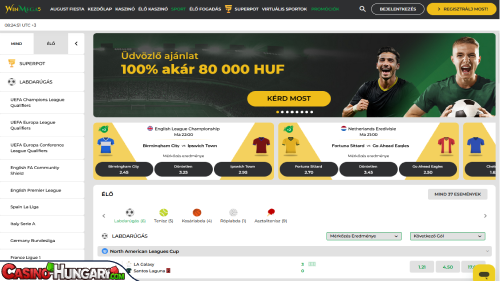 WinMega Kaszinó Sportfogadás