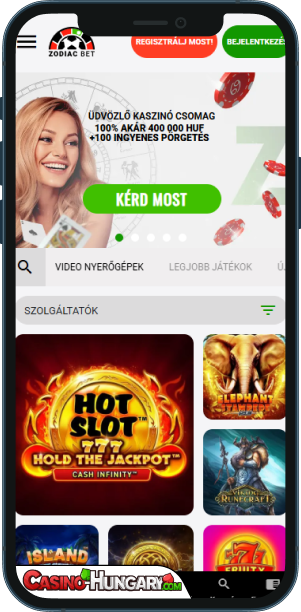 ZodiacBet Kaszinó mobilalkalmazás