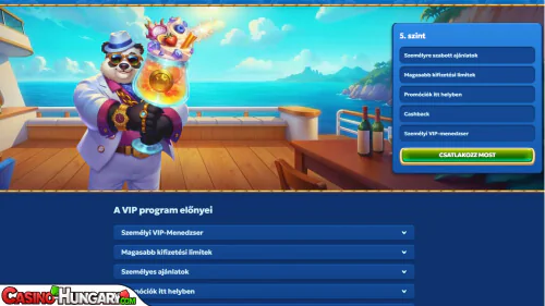 Pandido Kaszinó VIP program