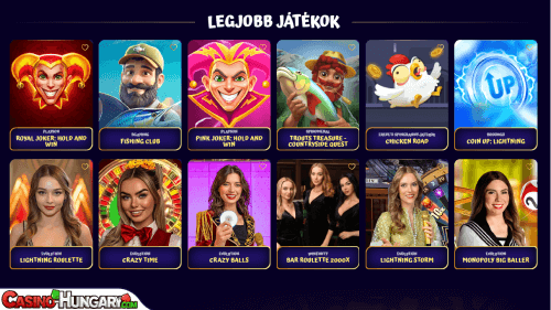 SpinGranny kaszinó nyerőgépek