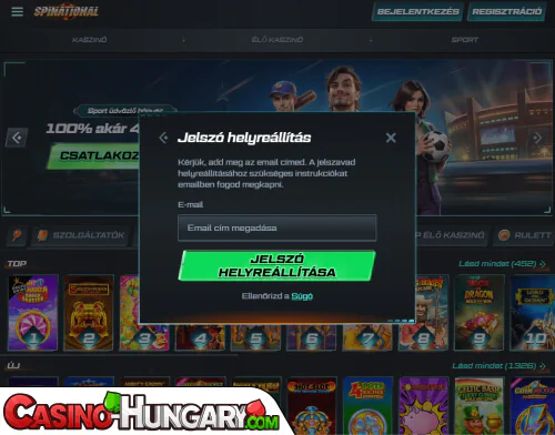 Spinational Casino Bejelentkezési probléma