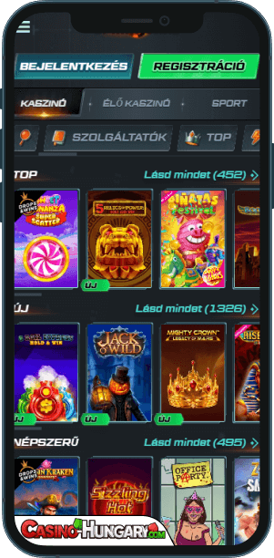Spinational Kaszinó mobilalkalmazás