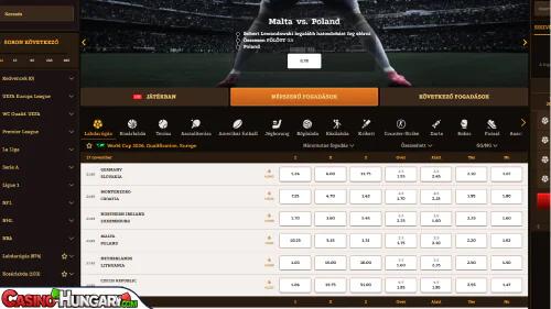 Lizaro Kaszinó Sportfogadás