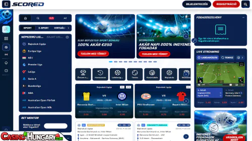 Scored Kaszinó Sportfogadás