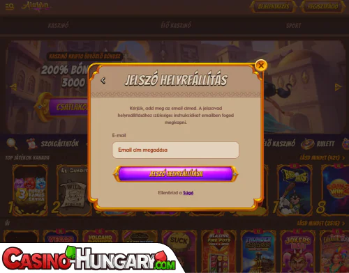 Alawin Casino Bejelentkezési probléma